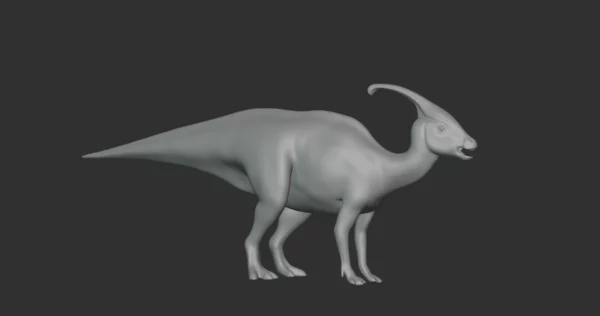 Charonosaurus Basemesh 3D Model Free Download 3D Model Creature Guard 4