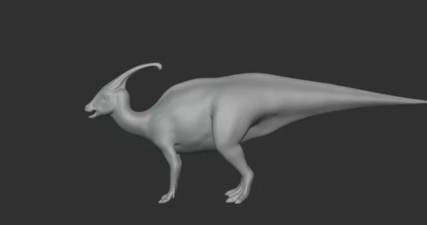 Charonosaurus Basemesh 3D Model Free Download 3D Model Creature Guard 5