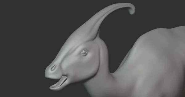 Charonosaurus Basemesh 3D Model Free Download 3D Model Creature Guard 6