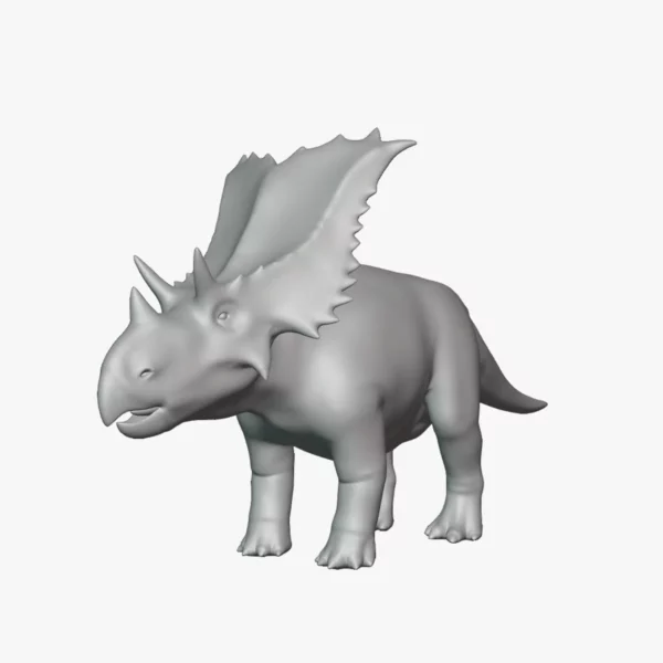 Chasmosaurus Basemesh 3D Model Free Download 3D Model Creature Guard
