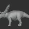 Chasmosaurus Basemesh 3D Model Free Download 3D Model Creature Guard 13