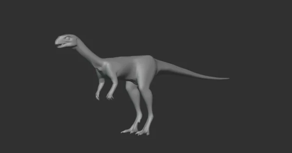 Chilesaurus Basemesh 3D Model Free Download 3D Model Creature Guard 3