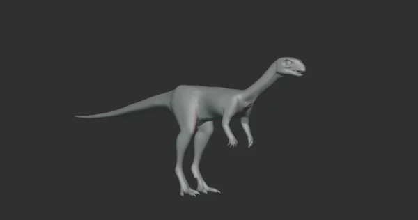 Chilesaurus Basemesh 3D Model Free Download 3D Model Creature Guard 4