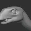 Chilesaurus Basemesh 3D Model Free Download 3D Model Creature Guard 14