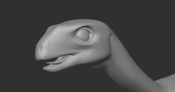 Chilesaurus Basemesh 3D Model Free Download 3D Model Creature Guard 5