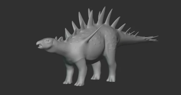 Chungkingosaurus Basemesh 3D Model Free Download 3D Model Creature Guard 3