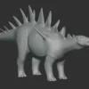 Chungkingosaurus Basemesh 3D Model Free Download 3D Model Creature Guard 14