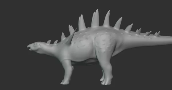 Chungkingosaurus Basemesh 3D Model Free Download 3D Model Creature Guard 5