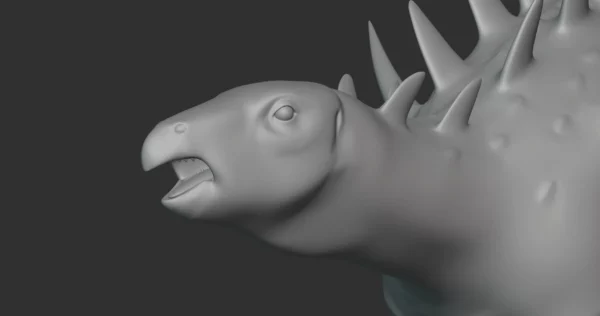 Chungkingosaurus Basemesh 3D Model Free Download 3D Model Creature Guard 6