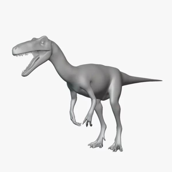 Coelurus Basemesh 3D Model Free Download 3D Model Creature Guard