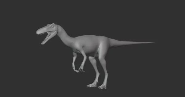 Coelurus Basemesh 3D Model Free Download 3D Model Creature Guard 3