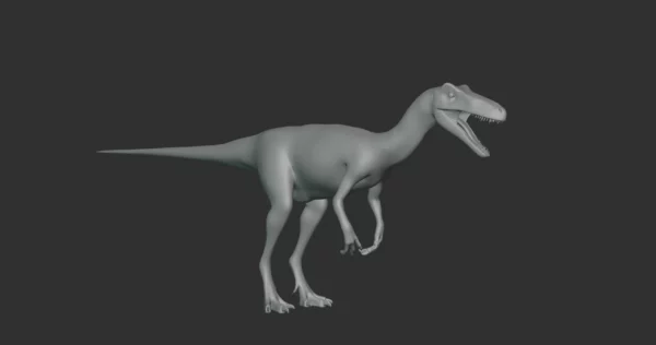 Coelurus Basemesh 3D Model Free Download 3D Model Creature Guard 4