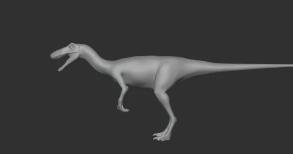 Coelurus Basemesh 3D Model Free Download 3D Model Creature Guard 5