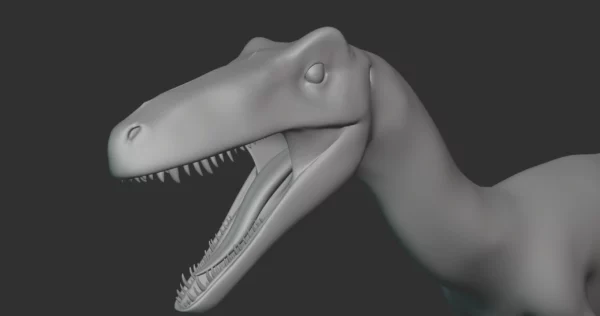 Coelurus Basemesh 3D Model Free Download 3D Model Creature Guard 6