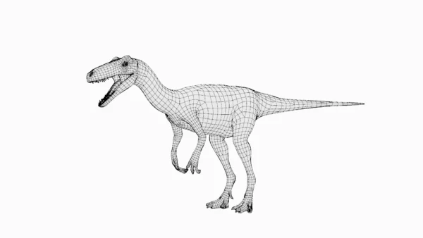 Coelurus Basemesh 3D Model Free Download 3D Model Creature Guard 9