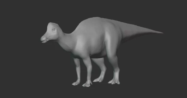 Corythosaurus Basemesh 3D Model Free Download 3D Model Creature Guard 3
