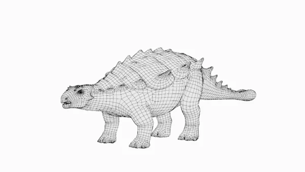 Crichtonsaurus Basemesh 3D Model Free Download 3D Model Creature Guard 11