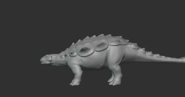 Crichtonsaurus Basemesh 3D Model Free Download 3D Model Creature Guard 6