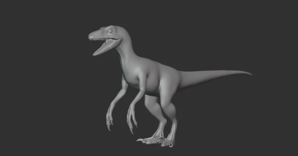 Dakotaraptor Basemesh 3D Model Free Download | Creature Guard