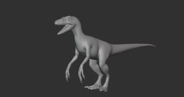 Dakotaraptor Basemesh 3D Model Free Download 3D Model Creature Guard 3