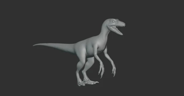 Dakotaraptor Basemesh 3D Model Free Download | Creature Guard