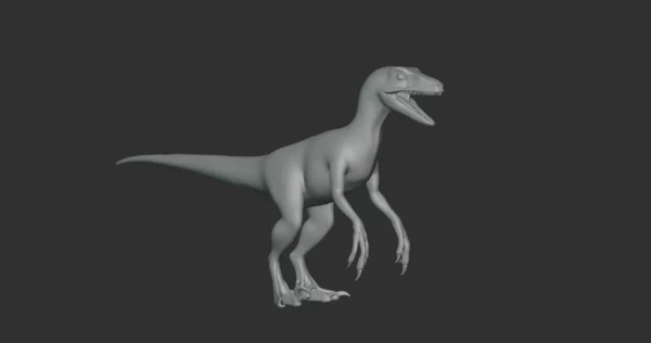 Dakotaraptor Basemesh 3D Model Free Download 3D Model Creature Guard 4