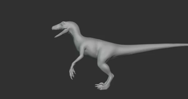 Dakotaraptor Basemesh 3D Model Free Download 3D Model Creature Guard 5