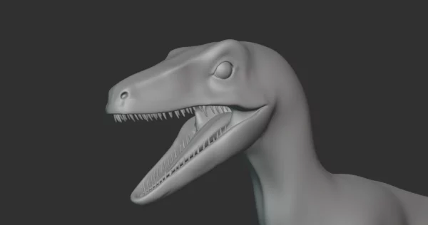 Dakotaraptor Basemesh 3D Model Free Download 3D Model Creature Guard 6