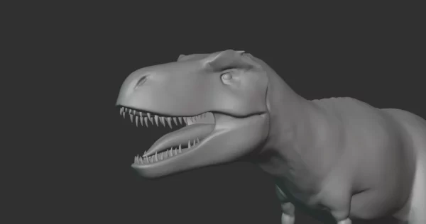 Daspletosaurus Basemesh 3D Model Free Download 3D Model Creature Guard 3