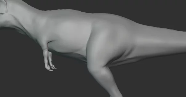 Daspletosaurus Basemesh 3D Model Free Download 3D Model Creature Guard 5