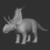 Diabloceratops Basemesh 3D Model Free Download 3D Model Creature Guard 12