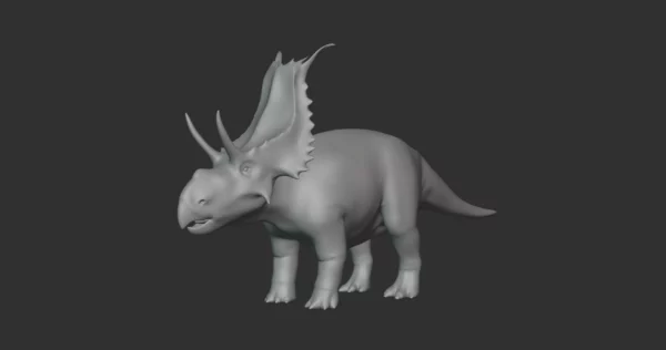 Diabloceratops Basemesh 3D Model Free Download 3D Model Creature Guard 3