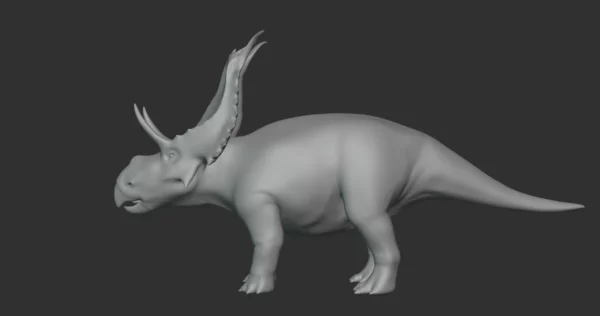 Diabloceratops Basemesh 3D Model Free Download 3D Model Creature Guard 6
