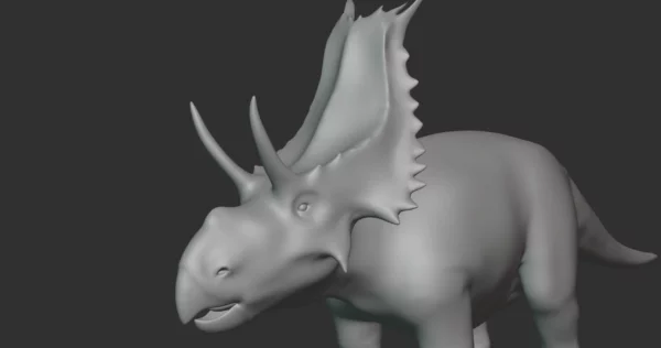 Diabloceratops Basemesh 3D Model Free Download 3D Model Creature Guard 7