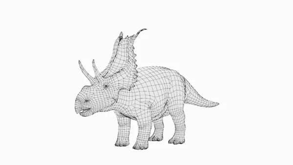 Diabloceratops Basemesh 3D Model Free Download 3D Model Creature Guard 9