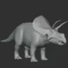 Diceratops Basemesh 3D Model Free Download 3D Model Creature Guard 13