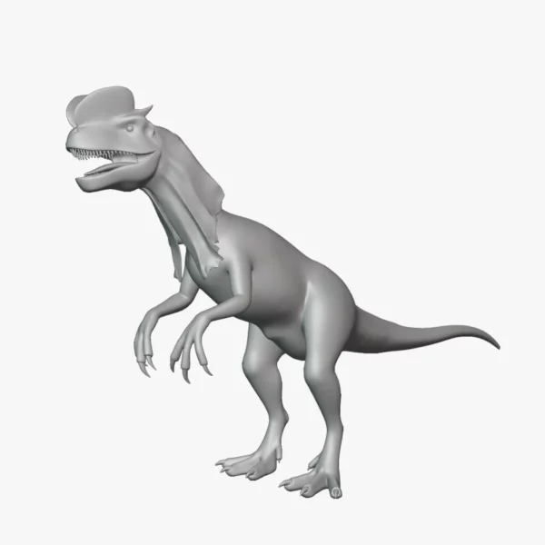 Dilophosaurus Basemesh 3D Model Free Download 3D Model Creature Guard