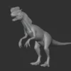 Dilophosaurus Basemesh 3D Model Free Download 3D Model Creature Guard 13