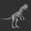 Dilophosaurus Basemesh 3D Model Free Download 3D Model Creature Guard 14