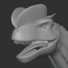 Dilophosaurus Basemesh 3D Model Free Download 3D Model Creature Guard 17