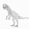 Dilophosaurus Basemesh 3D Model Free Download 3D Model Creature Guard 20