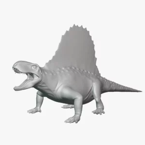 Dimetrodon Basemesh 3D Model Free Download 3D Model Creature Guard