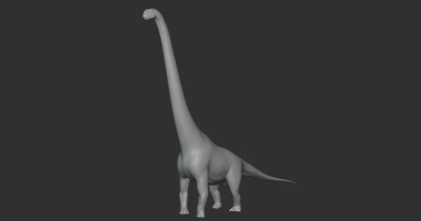 Dreadnoughtus Basemesh 3D Model Free Download 3D Model Creature Guard 3