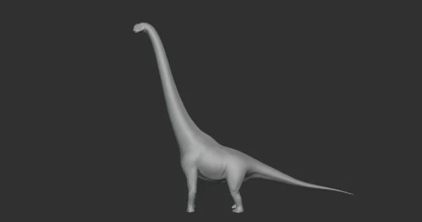 Dreadnoughtus Basemesh 3D Model Free Download 3D Model Creature Guard 6