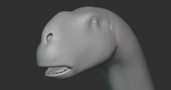 Dreadnoughtus Basemesh 3D Model Free Download 3D Model Creature Guard 8