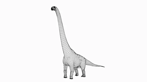 Dreadnoughtus Basemesh 3D Model Free Download 3D Model Creature Guard 10