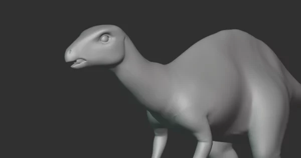 Dryosaurus Basemesh 3D Model Free Download 3D Model Creature Guard 5