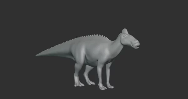 Edmontosaurus Basemesh 3D Model Free Download 3D Model Creature Guard 4