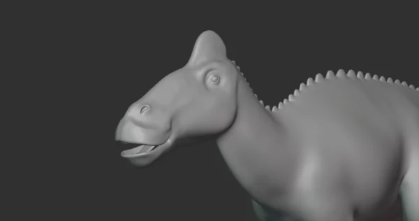 Edmontosaurus Basemesh 3D Model Free Download 3D Model Creature Guard 6