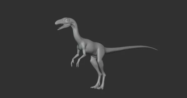 Eoraptor Basemesh 3D Model Free Download 3D Model Creature Guard 3